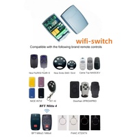 Interrupteur intelligent Wifi Tuya, télécommande universelle 433 MHz, récepteur de porte de garage, module relais 2 canaux