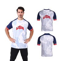25/26 Saison USA Fußballtrikot Fans Fußballtrikots Atmungsaktiv Schnelltrocknend Team Club Individuelles Fußballtrikot Herren Fußballtrikot