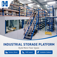 Mezzanine multi-niveaux pour entrepôt, extension d'entrepôt, mise à niveau des installations de stockage industriel, planification verticale de l'espace