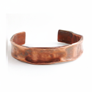 Bracelet de thérapie magnétique en cuivre pur Bracelet de manchette de soulagement de la douleur arthritique à la mode pour femmes et hommes - Product Image 1