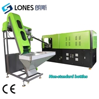 Machine de fabrication de bouteilles PET non standard entièrement automatique LONES 800BPH, chargeur de préformes 1500ml-5L, pompe 1 cavité personnalisable