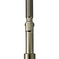 Tige en acier inoxydable personnalisée en usine avec services d'usinage CNC, de brochage et d'électroérosion à fil