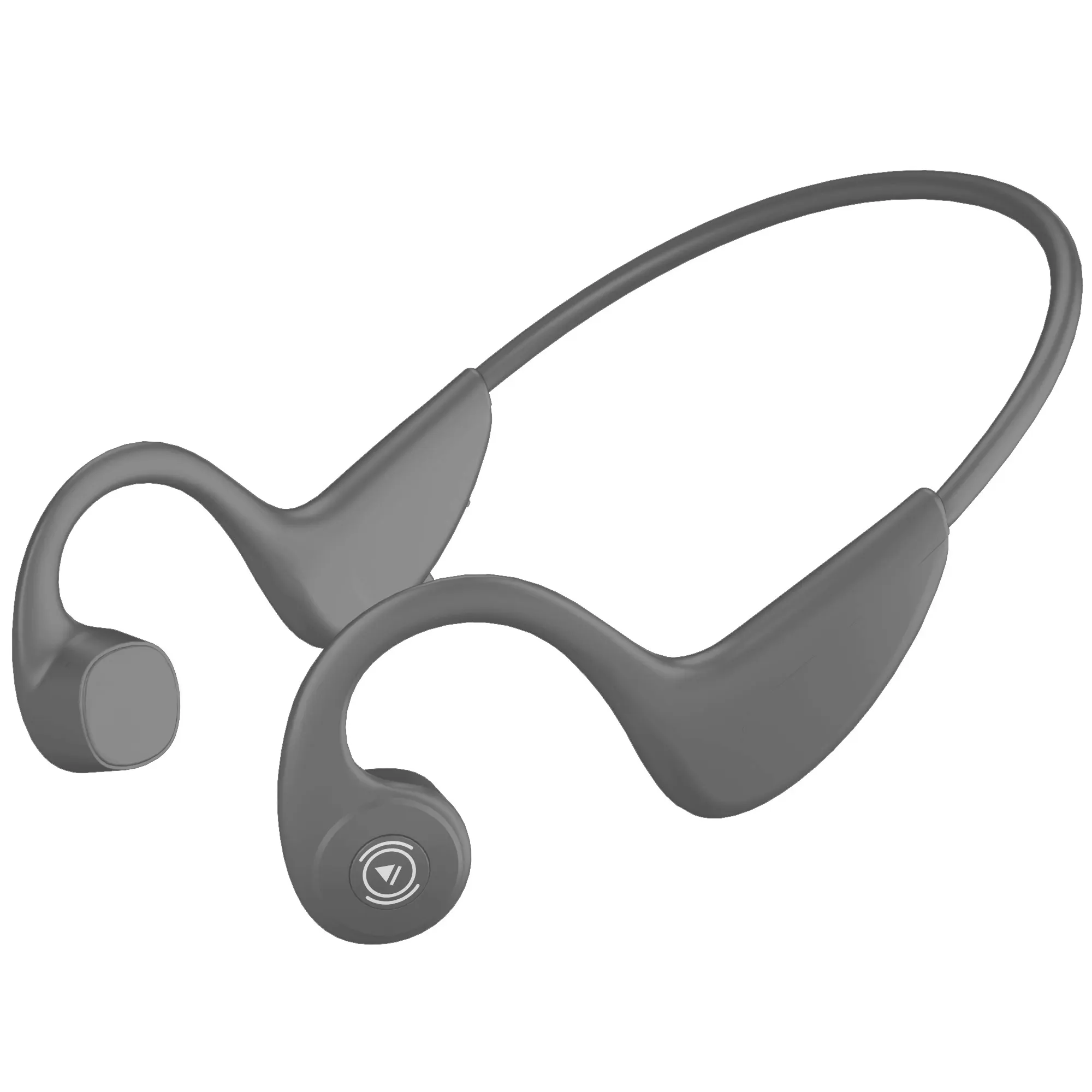 Écouteurs sans fil à conduction osseuse Écouteurs de sport à oreille ouverte avec microphone à réduction de bruit CVC pour la course et l'entraînement