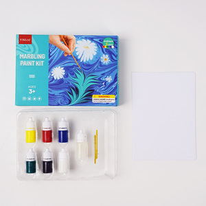 Fábrica al por mayor artesanía arte niños Diy <span class=keywords><strong>pintura</strong></span> Kit flotante marmoleado tinta <span class=keywords><strong>pintura</strong></span> conjunto - Product Image 6