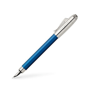 Penna Stilografica <span class=keywords><strong>Faber</strong></span>-<span class=keywords><strong>Castell</strong></span> Edizione Limitata, Regalo per Affari/ Laurea (Blu con Finitura Glitterata, Pennino F) - Product Image 1