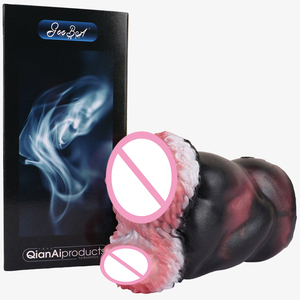 GEEBA Masturbatore Maschile a Forma di <span class=keywords><strong>Animale</strong></span> Fantastico, Vagina Realistica a Doppio Canale, Pocket Pussy Stroker, Sex Toy per Adulti in Silicone, Onahole - Product Image 6