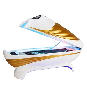 Capsule de spa à jets de terahertz pour traitement corporel complet, hydrothérapie, bain de sel et massage - Product Image 1