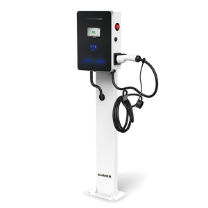 Estación de Carga para Vehículos Eléctricos (VE) de CA, Montada en el Suelo, 3.5kW-22kW, con Pantalla Táctil y Control RFID, para Uso Doméstico y Comercial - Product Image 1