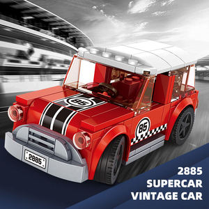 Wange 2885 Block Car Super Sports Racing Car MOC Model Car Educational Assemble Building Block <b>Toy</b> Bricks Plastic <b>Toy</b> Collection - Product Image 2
