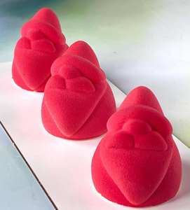 Molde de silicona de grado alimenticio con vela perfumada de árbol de Navidad de Papá Noel-Herramienta de pastel ecológica y reutilizable - Product Image 2