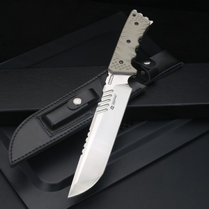 Cuchillo de Supervivencia Multifuncional para Exteriores, Hoja Fija de Acero Inoxidable, Mango G10, Personalizable, OEM - Product Image 5