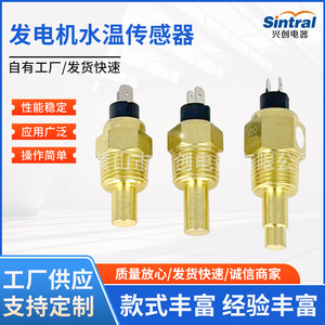 Generator Water <b>Temperature</b> Sensor <b>Probe</b> Npt1 2 Diesel Engine Part Copper Material For Diesel Generator - Product Image 5