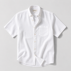 Camicia da <span class=keywords><strong>Uomo</strong></span> Old Money Resort Wear 100% Lino Mediterraneo, Traspirante, per Vacanze al Mare, Vestibilità Regolare e <span class=keywords><strong>Slim</strong></span> <span class=keywords><strong>Fit</strong></span> - Product Image 3