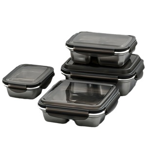 Boîtes à lunch en acier inoxydable 304 de haute qualité pour la conservation des aliments, étanches et hermétiques, vente en gros 2026 - Product Image 2