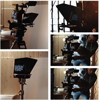 Téléprompteur Bestview T2 universel portable pour téléphone portable, tablette, appareil photo reflex numérique, pour l'enregistrement vidéo et la diffusion en direct