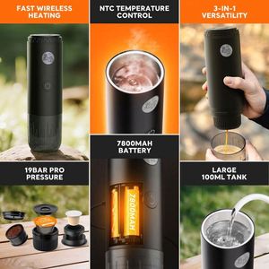 New 3-in-1 Capsule <b>Coffee</b> Machine With Ground <b>Coffee</b> & NS Capsule Waterproof Design Type-c Espresso <b>Portable</b> <b>Coffee</b> <b>Maker</b> - Product Image 6