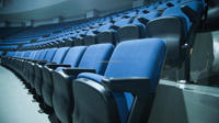 Chaise pliante VIP Avant Sport, sièges de stade souples, sièges de stade fixes au sol avec numéros/soutien dorsal/porte-gobelet