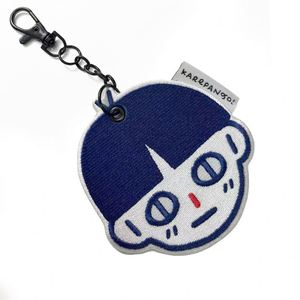 Popular <b>Custom</b> High Quality Embroidered Keychain Woven Jet <b>Key</b> Tag for Gifts Promotion Use - Product Image 3