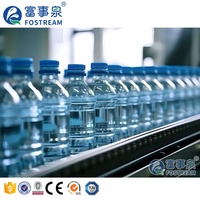 Ligne de production d'emballage d'eau minérale complète entièrement automatique 3 en 1