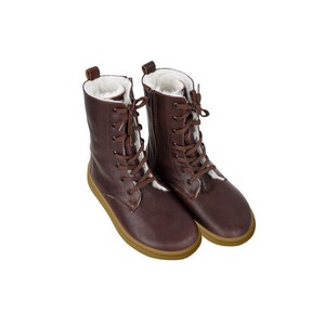 <span class=keywords><strong>Botas</strong></span> de nieve de tobillo alto con cremallera interior de piel personalizada OEM de fábrica <span class=keywords><strong>botas</strong></span> de invierno minimalistas para caminar descalzos con punta ancha - Product Image 3