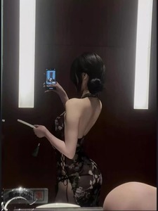 Camisón con abertura alta y estampado, lencería sexy transparente de talla grande para mujer, uniforme de cosplay tentador - Product Image 6