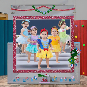 Disfraz <span class=keywords><strong>de</strong></span> Princesa <span class=keywords><strong>de</strong></span> Algodón para Halloween, <span class=keywords><strong>de</strong></span> 3 a 24 Meses, Disfraz <span class=keywords><strong>de</strong></span> Tinkerbell para Bebé Niña con Diadema BPGC-003 - Product Image 3