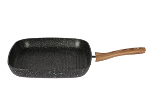 Ensemble <span class=keywords><strong>de</strong></span> casseroles et poêles en <span class=keywords><strong>pierre</strong></span> <span class=keywords><strong>de</strong></span> <span class=keywords><strong>lave</strong></span> noire antiadhésive moderne <span class=keywords><strong>de</strong></span> 12 pièces avec couvercle en verre, compatible induction, ustensiles <span class=keywords><strong>de</strong></span> cuisine - Product Image 5