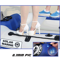 Bateau de pêche gonflable de plancher de pont pneumatique anti-stress pour 2 personnes et bateaux gonflables rigides bon marché