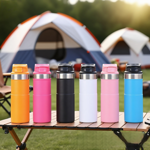 Mug à café portable pour les voyages en plein air, mug <span class=keywords><strong>isotherme</strong></span>, mug à café thermique, gobelet de voyage anti-fuite, anti-déversement, <span class=keywords><strong>action</strong></span> par gâchette - Product Image 2