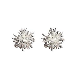CMMZG153-D femmes haut de gamme feux d'artifice boucles d'oreilles vente chaude lumière luxe goujons Super étincelant Zircon pissenlit Niche mode - Product Image 1