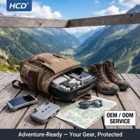 Sac de voyage antichoc et étanche en EVA pour drone quadricoptère, avec mousse personnalisée, fermeture éclair, 4-6 compartiments, OEM personnalisé