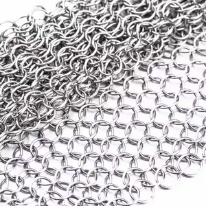 Dekoratif alüminyum Metal örgü perde perdelik kumaş altın zincir perde - Product Image 1