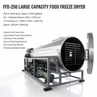 Machine de lyophilisation industrielle pour poudre de lait de 250 m², FFD-250, pour le traitement des ingrédients laitiers