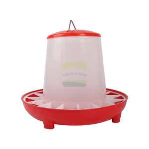 Barili di mangime per polli ispessiti mangiatoie per pollame per polli anatre forniture di allevamento di oche alimentatori per animali - Product Image 6