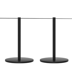 Barrière de circulation en acier inoxydable, poteaux de contrôle de foule pour événements, gestionnaire de file d'attente, corde et poteau, vente chaude - Product Image 1