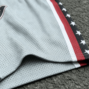 Shorts respirants en maille pour homme, taille élastique, style sportif, impression par sublimation, logo au dos - Product Image 6