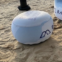 Pouf gonflable personnalisé pour événements en plein air pour le camping et la plage, ensemble de meubles publicitaires gonflables scellés à l'air