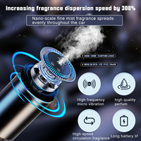 Fabricants de désodorisants pour voitures OEM, étiquette privée personnalisée, LOGO, diffuseur d'arômes intelligent pour voiture rechargeable par USB