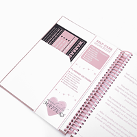 Carnet de bien-être personnalisé A5, carnet de notes portable, journal de bien-être, couverture en cuir, cadeaux promotionnels d'entreprise, agenda pour femmes