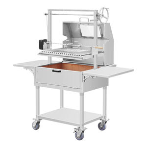 304 Acero inoxidable Horizontal ajustado doble parrilla asador carbón barbacoa máquina brasileña <span class=keywords><strong>Gaucho</strong></span> barbacoa - Product Image 4