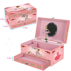 Caja Musical Rectangular con Cajones de Ballet Jakos, Muñeca Bailarina para Niña, Decoración del Hogar, Regalo, Almacenamiento de Música de Fábrica para Festivales - Product Image 2
