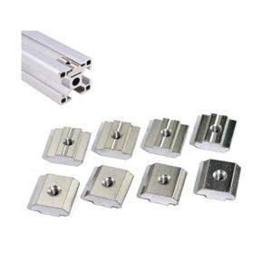 Écrou en T pour toutes les séries de profil en aluminium, idéal pour le marteau des pièces, 6 8 <span class=keywords><strong>10</strong></span>, coulissant, M4, M5, M6, M8, <span class=keywords><strong>10</strong></span> pièces au meilleur prix - Product Image 3