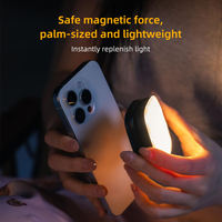 Offre Spéciale F662 – Lampe LED magnétique portable et réglable pour photographie, mini anneau lumineux pour selfies et streaming en direct
