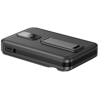 Batterie externe magnétique 3-en-1 avec câbles intégrés, support de téléphone, 10000mAh, charge rapide PD 20W/15W/22.5W, affichage numérique