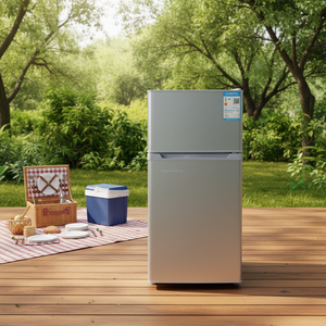 Congelador Termoeléctrico Portátil de Acero Inoxidable, <span class=keywords><strong>Refrigerador</strong></span> con Congelador Superior para Uso Doméstico y Hotelero, Estándar US/UK, 128L, A++ Energía - Product Image 2