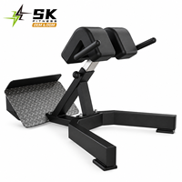 Banc d'hyperextension à 45 degrés SK Commercial Gym pour entraînement de la colonne vertébrale, équipement de fitness pour clubs et studios