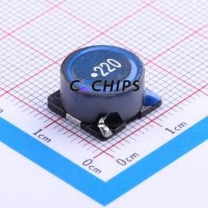 ตัวเหนี่ยวนำไฟฟ้าแบบ SMD รุ่น SMDRS1265-220N ขนาด 12.5x12.5 มม. (ค่าความเหนี่ยวนำ: 22uH) (ความแม่นยำ: 30%) (กระแสไฟฟ้าที่กำหนด: 3.5A) - Product Image 1