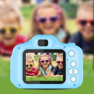 Mini appareil photo numérique pour enfants de 2 pouces avec double caméra, grand angle de 180 degrés, mémoire flash, prend des photos et des vidéos, jouet cadeau pour enfants - Product Image 5
