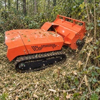 Machine de réaménagement des terres, broyeur diesel télécommandé, gestion de la végétation sur de grandes surfaces