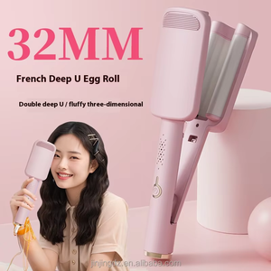 เครื่องม้วนผมไฟฟ้า PTC แบบลอน<span class=keywords><strong>ใหญ่</strong></span> ขนาด 32 มม. รุ่น Household Hot ปี 2025 แบบลอนน้ำฝรั่งเศส  ทำจากพลาสติก ปล่อยประจุลบ ไม่ทำลายเส้น<span class=keywords><strong>ผม</strong></span> - Product Image 5